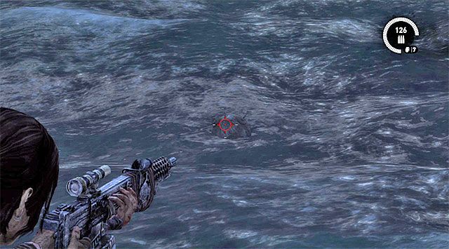 Zignoruj chwilowo drabinę i podejdź do krawędzi molo - Saper | Sekrety - Shipwreck Beach (Plaża wraków) | Sekrety Tomb Raider - Tomb Raider - poradnik do gry