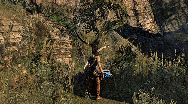 Zbadaj porośniętą część dachu bunkra - Geoskrzynki | Sekrety - Cliffside Bunker | Sekrety Tomb Raider - Tomb Raider - poradnik do gry