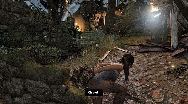Wyrusz w stronę ścieżki prowadzącej na północ - Unikaj wykrycia podczas próby ucieczki | 7 - Spotkanie na górze | Tomb Raider - Tomb Raider - poradnik do gry