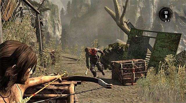 Musisz się niestety liczyć z tym, że wkrótce spotkasz kolejnych bandytów - Zbadaj śmigłowiec ratunkowy w poszukiwaniu zapasów medycznych | 13 - Otwarte rany - Tomb Raider - poradnik do gry