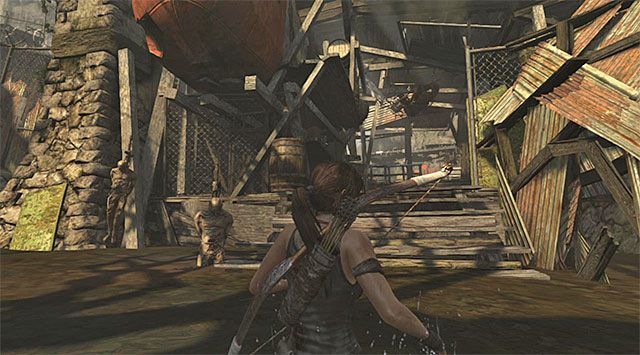 Ruszaj prosto, oglądając po drodze krótką scenkę przerywnikową - Zinfiltruj pałac | 14 - Autostrada do piekła, 15 - Wybawczyni | Tomb Raider - Tomb Raider - poradnik do gry