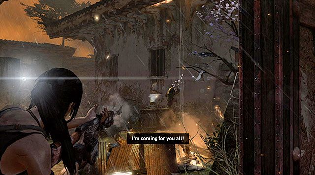 W sąsiednim obszarze przebywa grupa przeciwników, tak więc jest to doskonała okazja do tego żeby przetestować granatnik, szczególnie że po drodze dość regularnie będziesz natrafiał na amunicję do tej broni - Przebij się do wyjścia z pałacu | 17 - Prosto w ogień | Solucja Tomb Raider - Tomb Raider - poradnik do gry