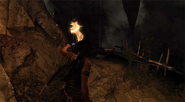 Zacznij przesuwać się w prawo, nie przejmując się tym, że nie możesz się od razu podciągnąć - Komnata Sądu | Opcjonalne grobowce - Shantytown i Summit Forest | Tomb Raider - Tomb Raider - poradnik do gry