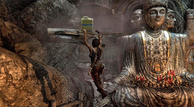 Tutejsza zagadka składa się z kilku kroków - Komnata Sądu | Opcjonalne grobowce - Shantytown i Summit Forest | Tomb Raider - Tomb Raider - poradnik do gry