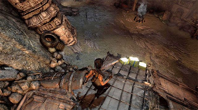 Docelowo na pochylni powinny znaleźć się wszystkie cztery kanistry - Komnata Sądu | Opcjonalne grobowce - Shantytown i Summit Forest | Tomb Raider - Tomb Raider - poradnik do gry
