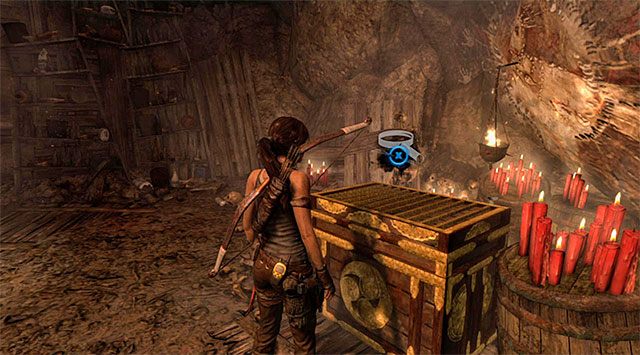 Zbadaj ostatnią część grobowca, docierając do dużej skrzyni ze skarbami - Komnata Sądu | Opcjonalne grobowce - Shantytown i Summit Forest | Tomb Raider - Tomb Raider - poradnik do gry