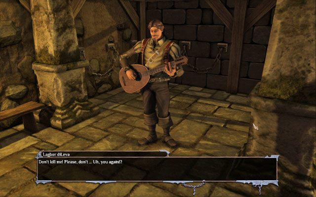 Zadanie pojawia się gdy natkniesz się w kanałach na znajomego barda - To Tame a Realm | Rozdział II - The Once and Coming King | Impire - Impire - poradnik do gry