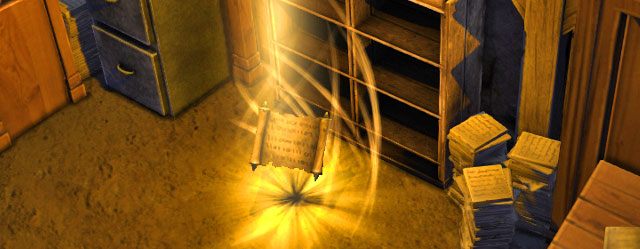 Należy zniszczyć kilka regałów - wypadną z nich (lub nie) zwoje z zapiskami - A Fine Day to Kill | Rozdział IV - The Lord of the Kings (wariant B) | Impire - Impire - poradnik do gry