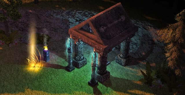 Kiedy się uporasz z zielskiem musisz uruchomić trzy kapliczki rozrzucone po całym terenie - Breaking the Law-Man | Rozdział IV - The Lord of the Kings (wariant B) | Impire - Impire - poradnik do gry