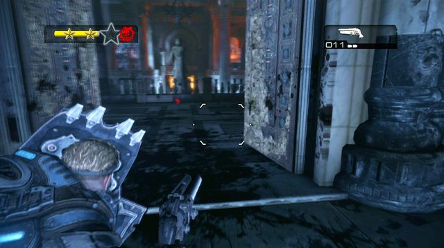 Przejdź w głąb pomieszczenia - Główne wejście - Budynek sądu - Gears of War: Judgment - poradnik do gry