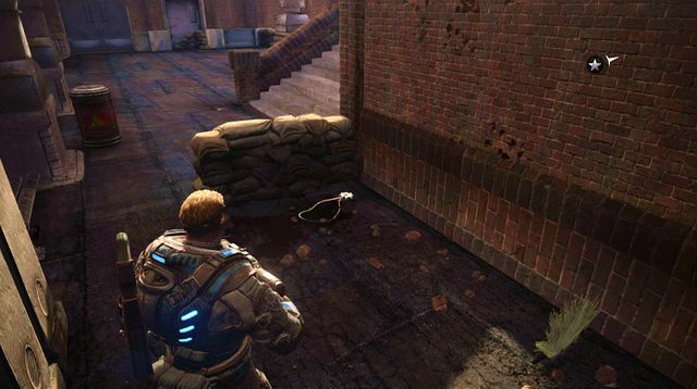 W sekcji Dachy placu muzealnego - Przedmieścia Halvo Bay - Nieśmiertelniki - Gears of War: Judgment - poradnik do gry