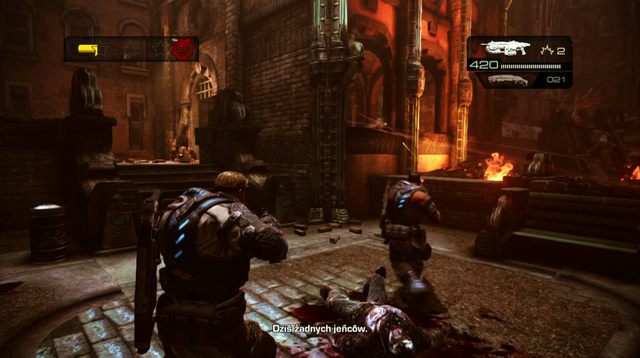 Kiedy odnajdziesz konwój, przejdź do budynku po lewej stronie - Stare miasto - Muzeum chwały wojskowej - Gears of War: Judgment - poradnik do gry