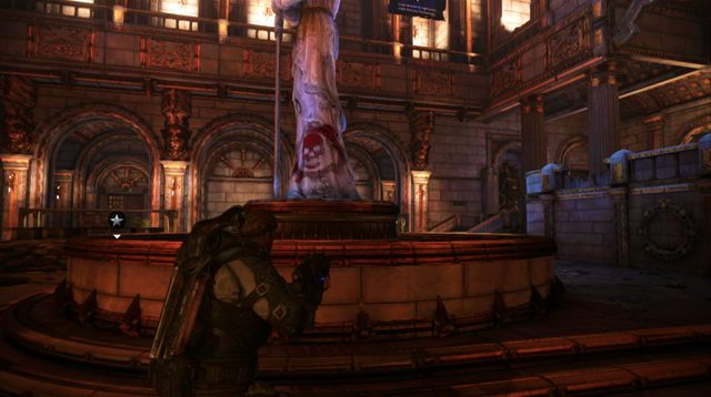 Po odparciu drugiej fali, będziesz mógł przejść do kolejnego obszaru - Hala główna - Muzeum chwały wojskowej - Gears of War: Judgment - poradnik do gry