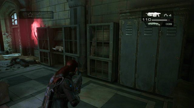 Przejdź przez drzwi po lewej stronie - Dziedziniec - Akademia Wojskowa Halvo Bay - Gears of War: Judgment - poradnik do gry