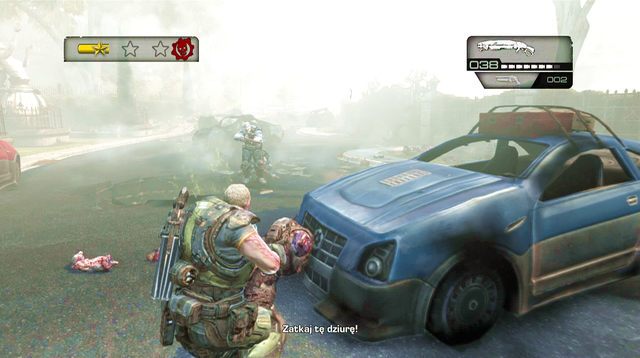 Idź w górę ulicy, trzymając się prawej strony i zbierz amunicję ze skrzynek - Park Amador - Seahorse Hills - Gears of War: Judgment - poradnik do gry