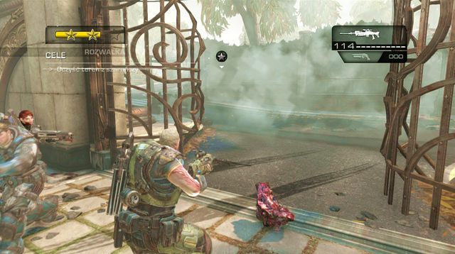 Przejdź dalej i skręć w korytarz po prawej stronie - Willa Soleno - Seahorse Hills - Gears of War: Judgment - poradnik do gry