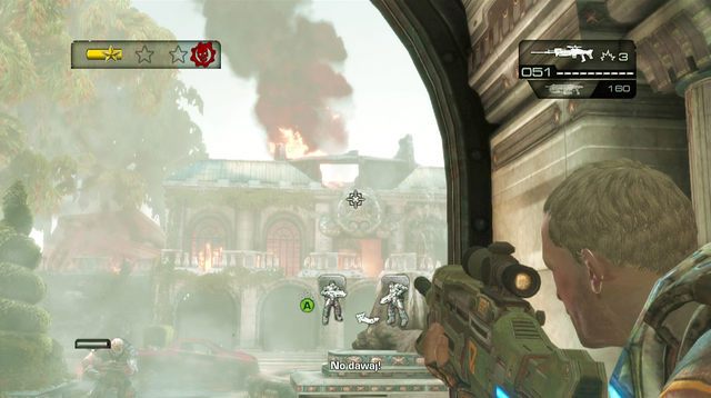 Uważaj na swoją lewą stronę, skąd będą nadchodzić główne siły wroga (m - Posiadłość Risea - Seahorse Hills - Gears of War: Judgment - poradnik do gry