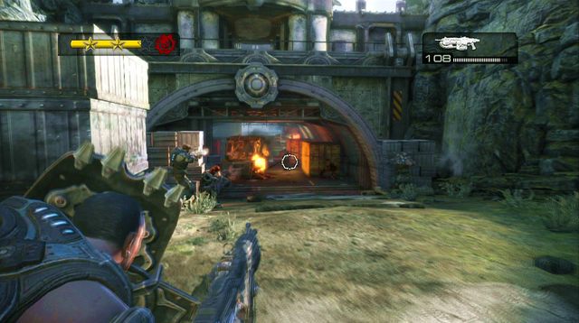 Po odparciu pierwszego ataku, na samej górze pojawi się Kantus - Flota samochodowa - Onyx Point - Gears of War: Judgment - poradnik do gry