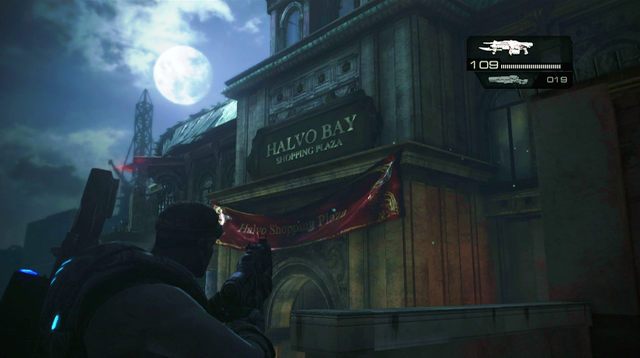 Po oczyszczeniu przejścia, wejdź do środka budynku, z którego wyszli przeciwnicy - Ponowne spotkanie - Pokłosie - Gears of War: Judgment - poradnik do gry