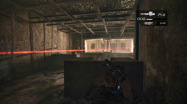 Zacznij wchodzić schodami na wyższe piętra - Prosto na górę - Pokłosie - Gears of War: Judgment - poradnik do gry