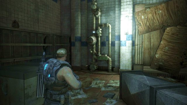 Twoim zadaniem jest odnalezieni trzech zaworów gazu - Parę zastrzeżeń - Pokłosie - Gears of War: Judgment - poradnik do gry