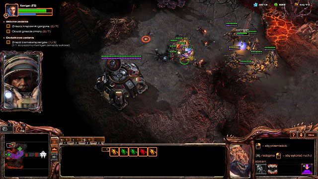 Druga baza Terran znajduje się na północ od naszej pozycji startowej - Ogień na niebie | Kampania - Char | StarCraft II Heart of the Swarm - StarCraft II: Heart of the Swarm - poradnik do gry