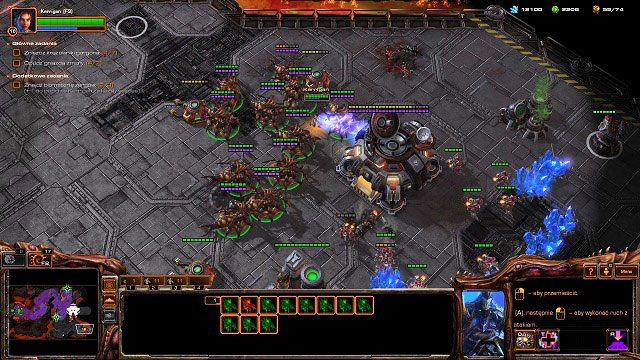 Czeka nas teraz najtrudniejsze starcie w całej misji - musimy zaatakować główną bazę Terran, gdyż wewnątrz niej znajduje się ostatnie dowództwo orbitalne - Ogień na niebie | Kampania - Char | StarCraft II Heart of the Swarm - StarCraft II: Heart of the Swarm - poradnik do gry