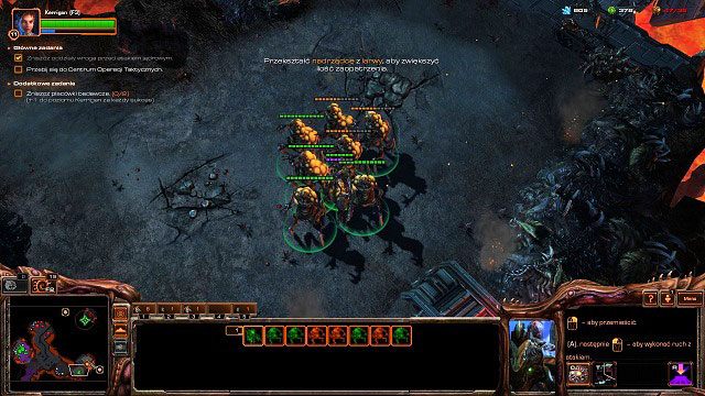 Gdy ustanie deszcz głowic nuklearnych przejmiemy kontrolę nad zbiorowiskiem uli - Weterani | Kampania - Char | StarCraft II Heart of the Swarm - StarCraft II: Heart of the Swarm - poradnik do gry