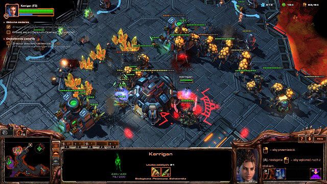 Naszym następnym celem będzie przejęcie kontroli nad obszarem [3], gdzie znajdują się bogate złoża minerałów - Weterani | Kampania - Char | StarCraft II Heart of the Swarm - StarCraft II: Heart of the Swarm - poradnik do gry