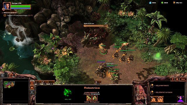 Gdy już zapewnimy sobie stały napływ jednostek możemy zając się kolcorożcami [A] - Przebudzenie Przedwiecznego | Kampania - Zerus | StarCraft II Heart of the Swarm - StarCraft II: Heart of the Swarm - poradnik do gry