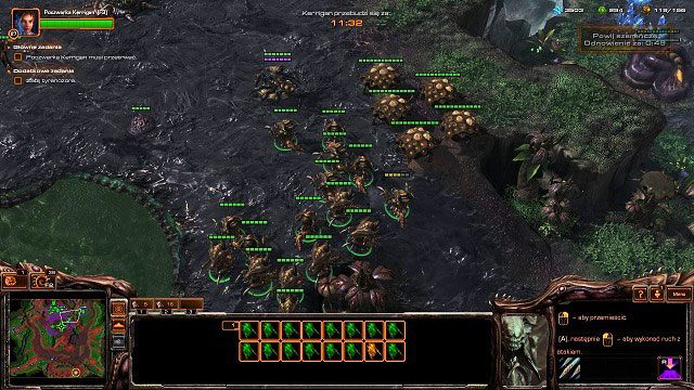 Dostaniemy kontrolę nad zbiorowiskiem uli - Czas próby | Kampania - Zerus | StarCraft II Heart of the Swarm - StarCraft II: Heart of the Swarm - poradnik do gry