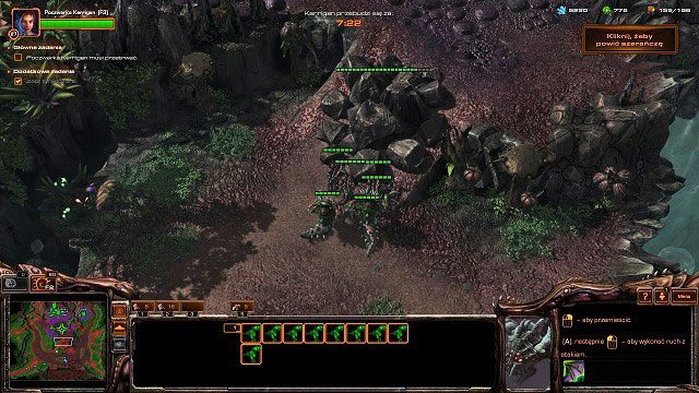 Pod sam koniec przepoczwarzania ataki pierwotnych zergów nasilą się - Czas próby | Kampania - Zerus | StarCraft II Heart of the Swarm - StarCraft II: Heart of the Swarm - poradnik do gry