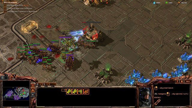 W drodze do lokacji [3] natrafimy na terrańskie grzechotniki - Plaga | Kampania - stacja Skygeirr | StarCraft II Heart of the Swarm - StarCraft II: Heart of the Swarm - poradnik do gry