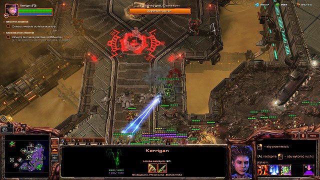 Kolejny garnizon, który powinniśmy przejąć znajduje się na północ od drugiej bazy terran [7] - Plaga | Kampania - stacja Skygeirr | StarCraft II Heart of the Swarm - StarCraft II: Heart of the Swarm - poradnik do gry