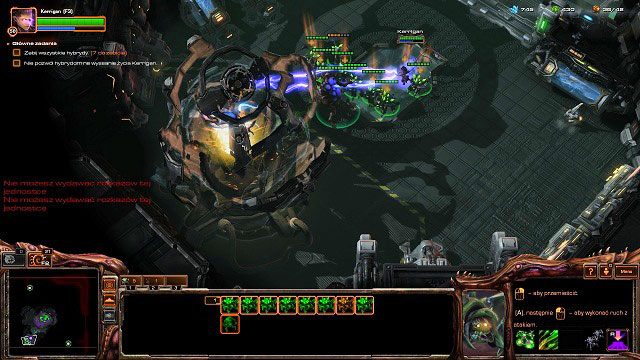 Naszym następnym celem będzie lokacja [2] - Ręka ciemności | Kampania - stacja Skygeirr | StarCraft II Heart of the Swarm - StarCraft II: Heart of the Swarm - poradnik do gry