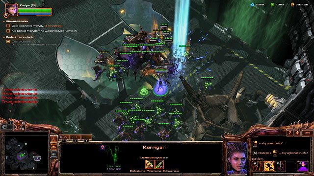 Kolejna hybryda znajduje się w [7] - Ręka ciemności | Kampania - stacja Skygeirr | StarCraft II Heart of the Swarm - StarCraft II: Heart of the Swarm - poradnik do gry
