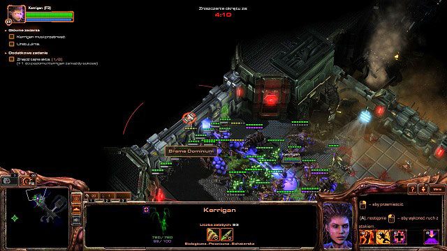 Czeka nas teraz wyścig z czasem - Skazaniec | Kampania - przestrzeń kosmiczna | StarCraft II Heart of the Swarm - StarCraft II: Heart of the Swarm - poradnik do gry