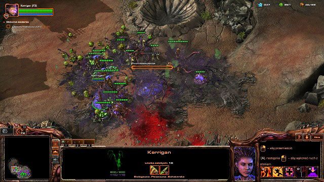 Pierwszy miotacz wyląduje w lokacji [X1] - Desant | Kampania - finał | StarCraft II Heart of the Swarm - StarCraft II: Heart of the Swarm - poradnik do gry