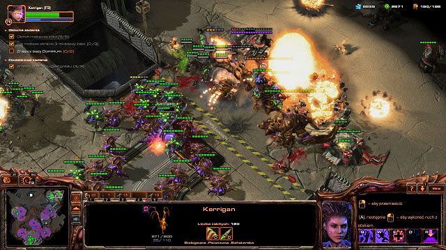 Miotacze żółci zniszczą działo orbitalne - Desant | Kampania - finał | StarCraft II Heart of the Swarm - StarCraft II: Heart of the Swarm - poradnik do gry