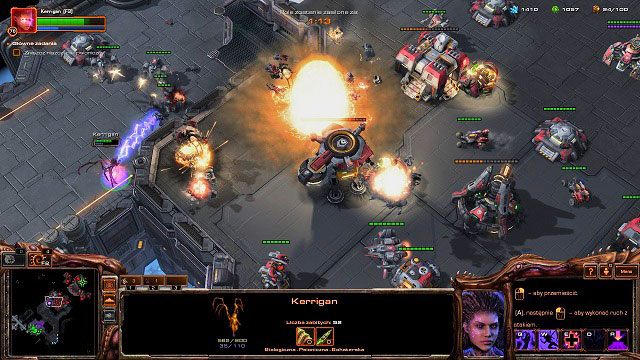 Zerglingi nie będą nam już więcej potrzebne, stąd możemy posłać je na samobójczy atak na lokację [4] - Oblężenie | Kampania - finał | StarCraft II Heart of the Swarm - StarCraft II: Heart of the Swarm - poradnik do gry