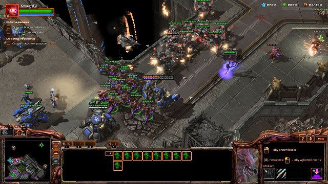 Musimy również zwracać uwagę na poczynanie wojsk Raynora - Czas rozliczeń | Kampania - finał | StarCraft II Heart of the Swarm - StarCraft II: Heart of the Swarm - poradnik do gry