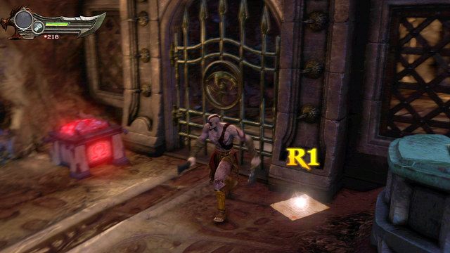 Podążając za Furią trafisz schodami do tunelu - Pogoń za Furią w God of War Wstąpienie - God of War: Ascension - poradnik do gry