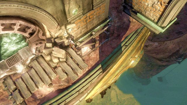 Kilka kroków dalej wyważ kratę i po wyjściu na powierzchnię udaj się w prawo - 2 - Kanały | Opis przejścia | God of War Wstąpienie - God of War: Ascension - poradnik do gry