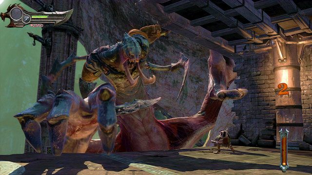 Po krótkim przerywniku staniesz do walki z kolejną ręką Hekatonchejrona - Druga walka z ręką Hekatonchejrona | God of War Wstąpienie - God of War: Ascension - poradnik do gry