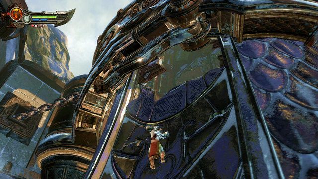 Po potyczce uzupełnij manę i życie korzystając z pobliskich skrzyń - 8 Trzewia Pytona,Brzuch Pytona | Opis przejścia | God of War Wstąpienie - God of War: Ascension - poradnik do gry