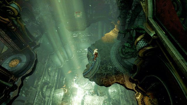 Następnie skieruj się do korytarza i do drugiej otwartej komnaty - Zagadki z posągami i droga do katakumb | God of War Wstąpienie - God of War: Ascension - poradnik do gry