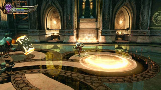 Kolejną specjalnością Talosa są ataki z powietrza podobne do tych wykonywanych przez małe nietoperze - Dusza Hadesa | God of War Wstąpienie - God of War: Ascension - poradnik do gry