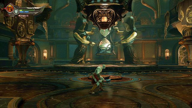 W komnacie znajduje się kilka istotnych przedmiotów - Biała klepsydra | God of War Wstąpienie - God of War: Ascension - poradnik do gry