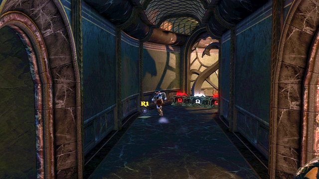 Otworzysz w ten sposób pomieszczenie niedaleko klepsydry po lewej stronie sali - Biała klepsydra | God of War Wstąpienie - God of War: Ascension - poradnik do gry