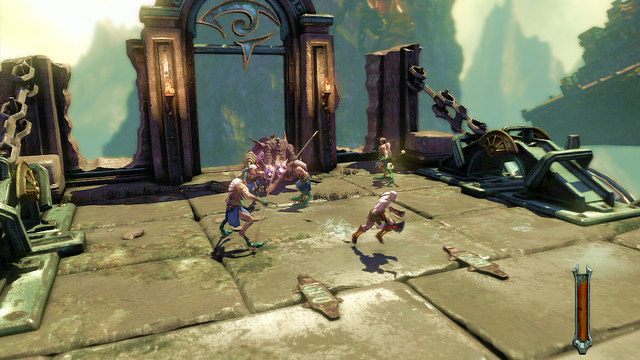 Rozdział rozpoczniesz od walki cerberem i grupą więźniów - 16 - Więzienie Potępionych - Ponownie | Opis przejścia | God of War Wstąpienie - God of War: Ascension - poradnik do gry